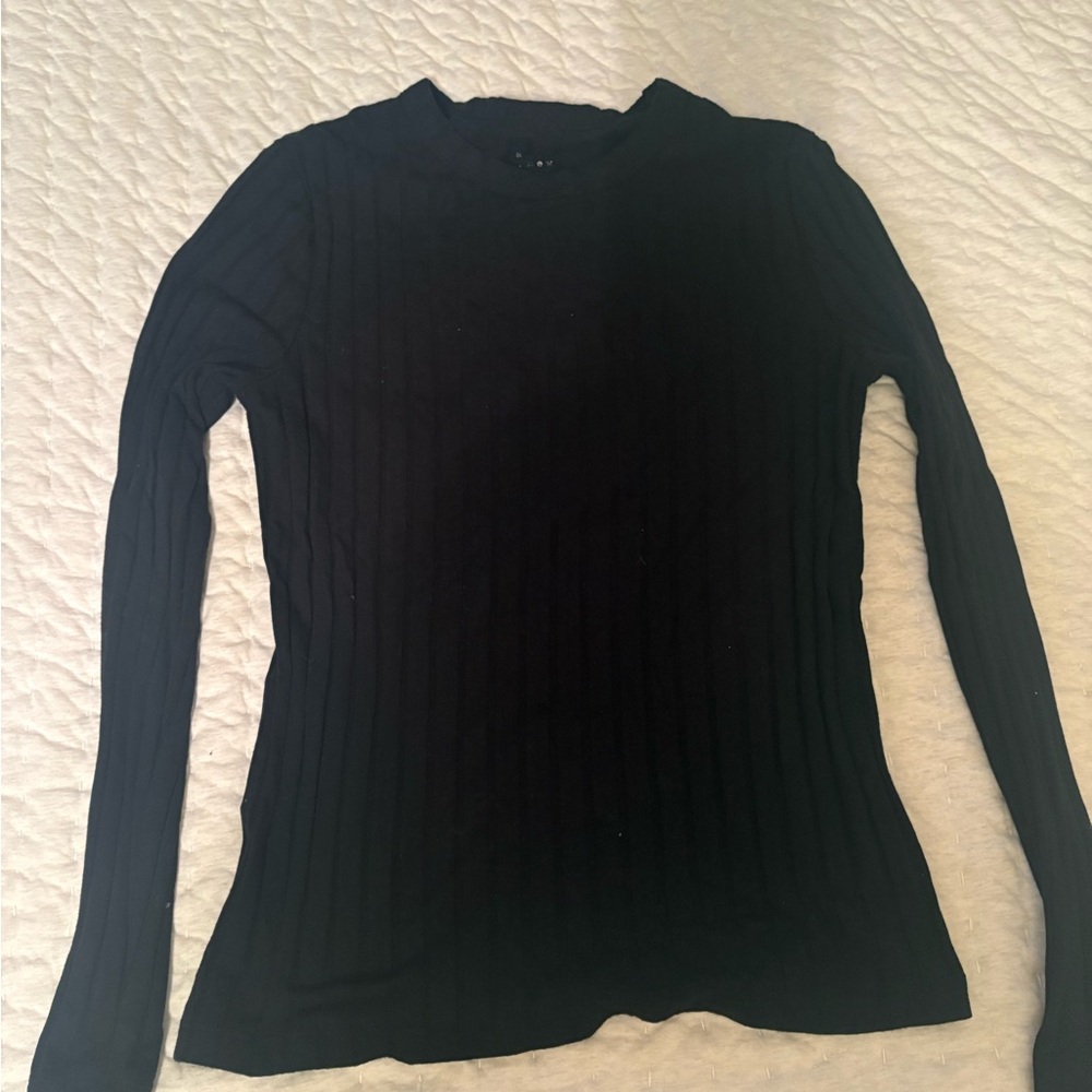 a new day Black V-Neck Top